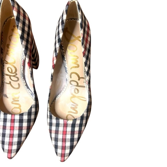 Sam Edelman Halston Heels in Shepard Plaid- Size 6 - Picture 7 of 11
